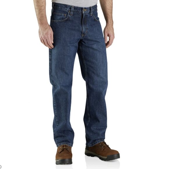 Carhartt Men's Pants Relaxed Org Fit Jeans RN 14806 46x30 - Picture 1 of 9